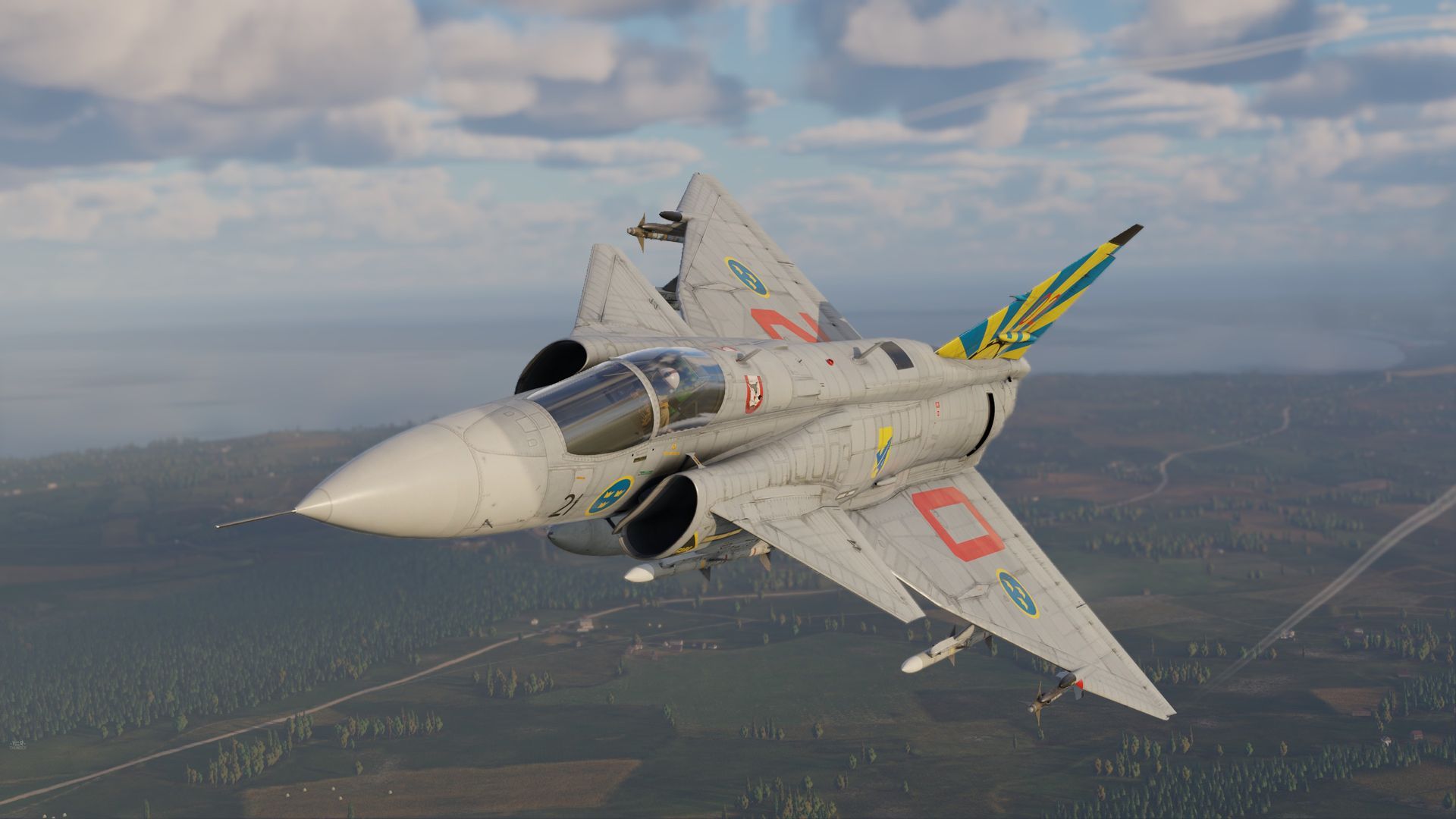 Купить Премиум Танк Saab JA 37DI Viggen F21 для War Thunder | Вар Тандер
