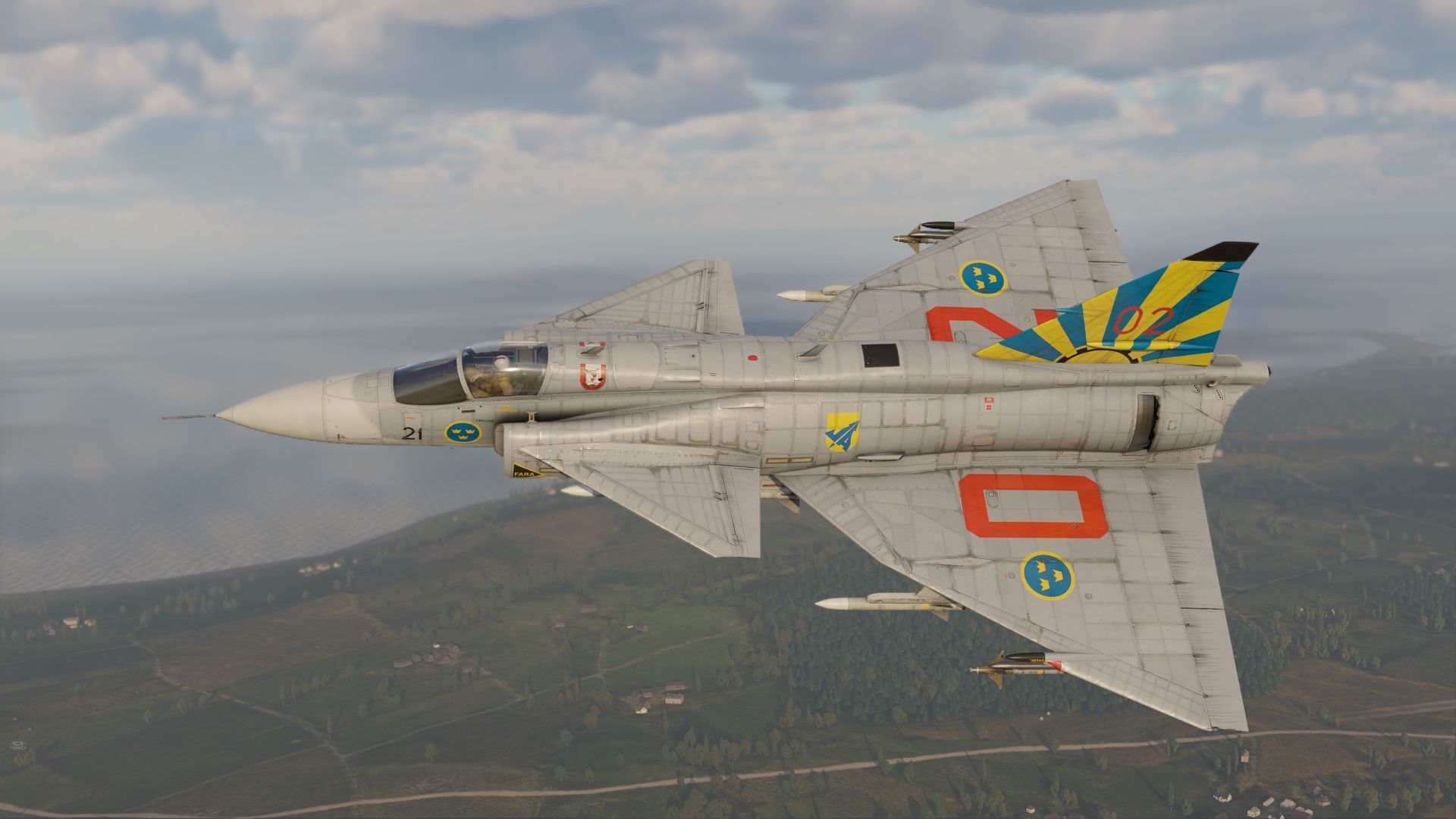 Купить Премиум Танк Saab JA 37DI Viggen F21 для War Thunder | Вар Тандер